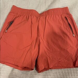 All in Motion Men's Coral Athletic Shorts